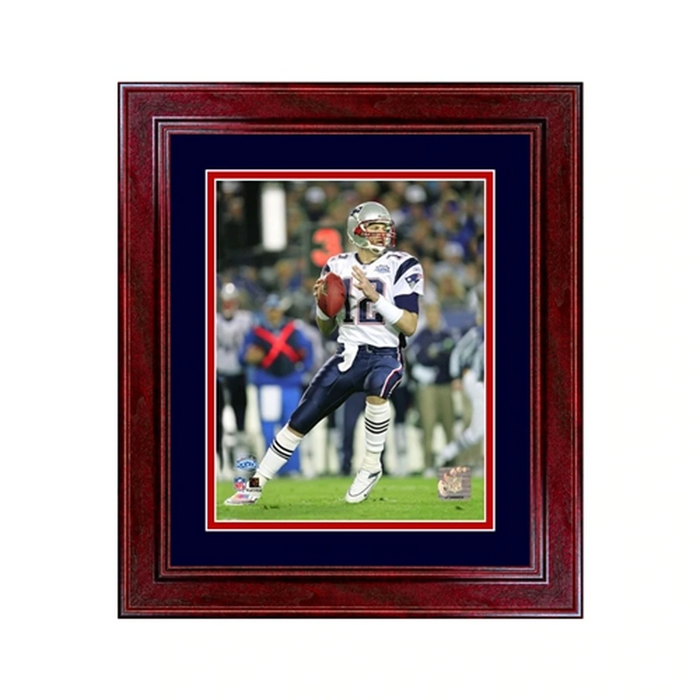 Sports Frame for Autographed Photo with Double Matting