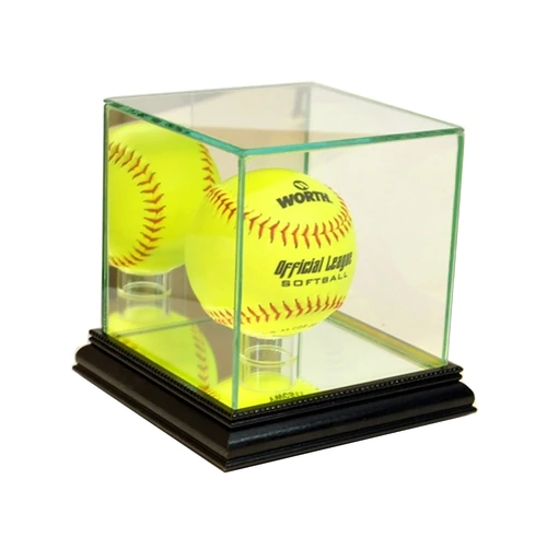 Softball Display Case with Mirrors