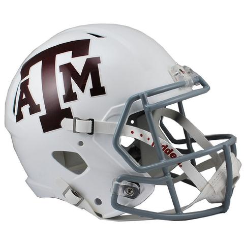 Texas A&M Aggies Replica Full Size Speed Helmet - White