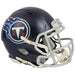 Tennessee Titans Riddell Mini Speed Helmet - Satin Navy Metallic