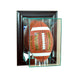Wall Mounted Vertical Football Display Case with Mirrors