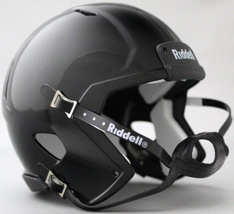 Blank Riddell Mini Speed Helmet Shell - Black with Black Parts