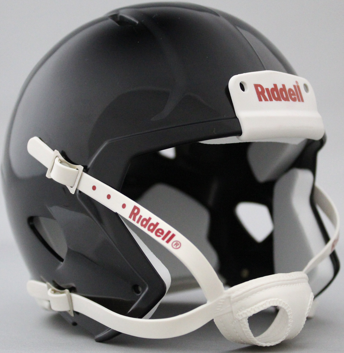 Blank Riddell Mini Speed Helmet Shell - Black with White Parts