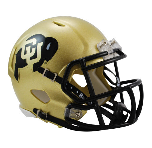 colorado buffaloes football helmet v Colorado Buffaloes Speed Mini Helmet