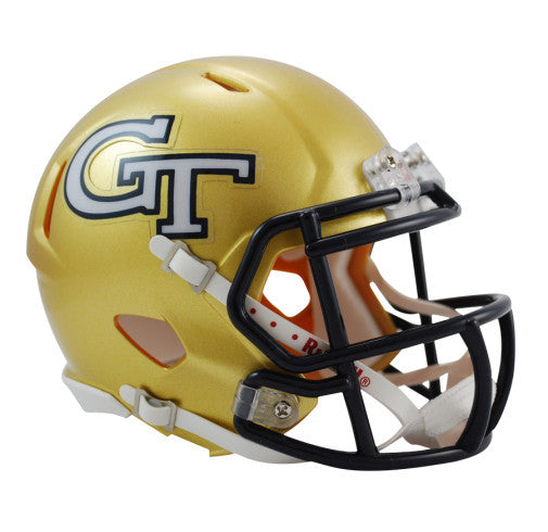 Georgia Tech Yellow Jackets Riddell Mini Speed Helmet