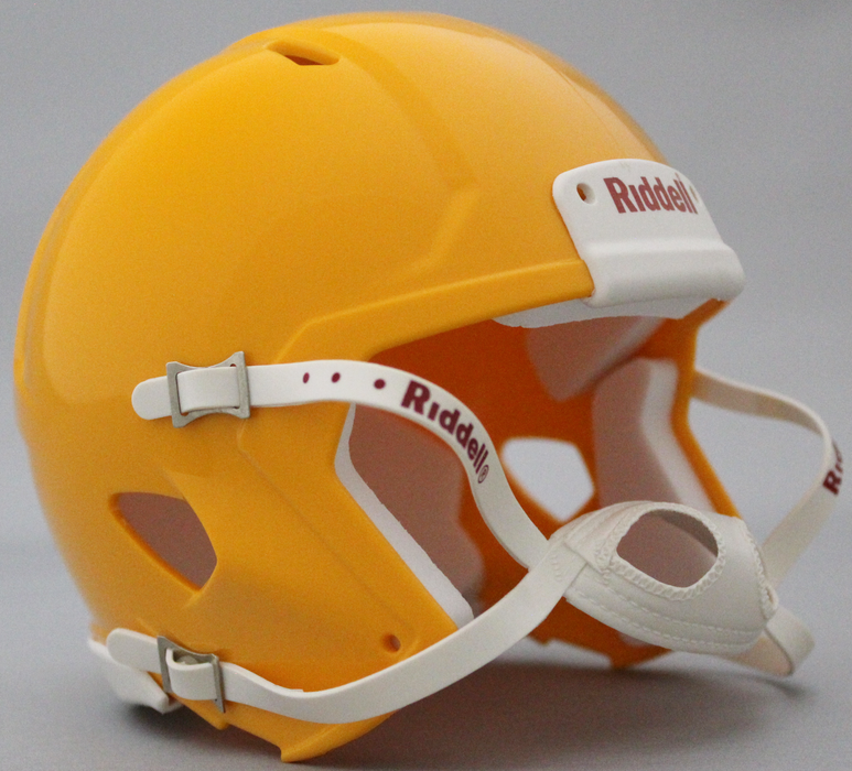 Blank Riddell Mini Speed Helmet Shell - Green Bay Gold