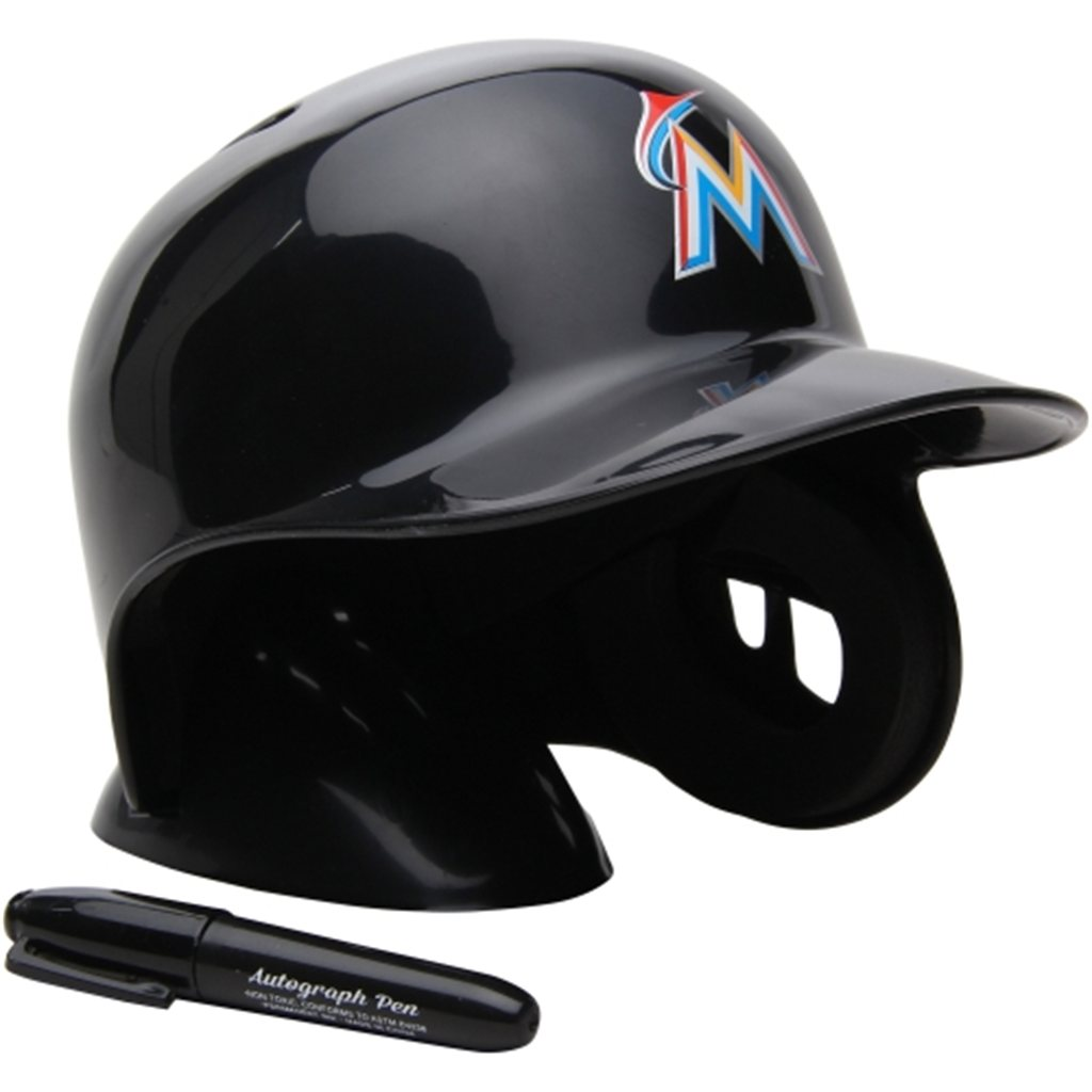 Official Miami Marlins Baseball Helmets, Marlins Collectible, Autographed  Helmets