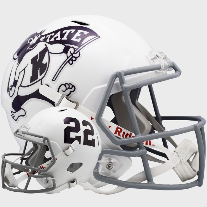 Kansas State Wildcats Replica Full Size Speed Helmet - Willie Wildcat
