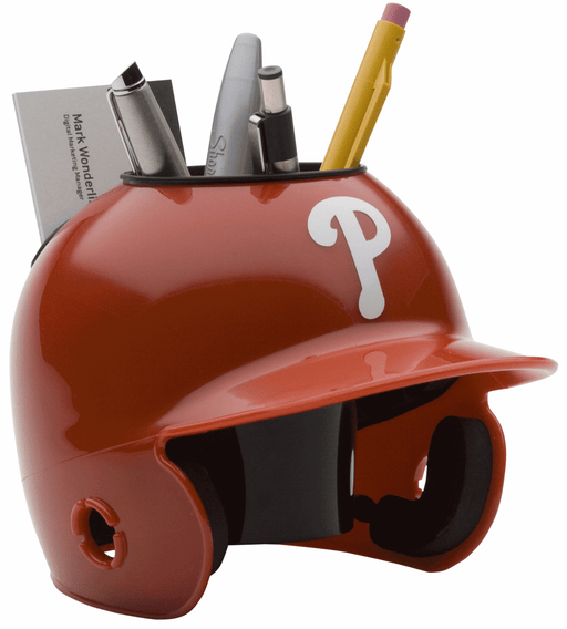 Philadelphia Phillies Mini Batters Helmet Desk Caddy