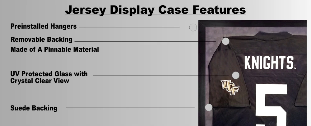 Tampa Bay Lightning Black Framed Jersey Display Case