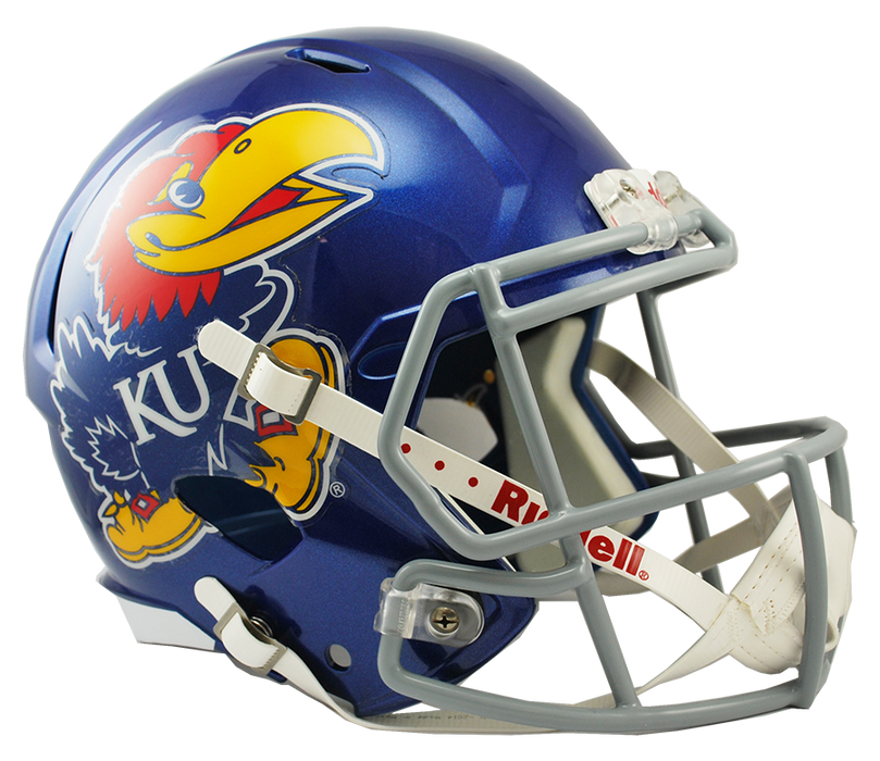 Kansas Jayhawks Replica Full Size Speed Helmet