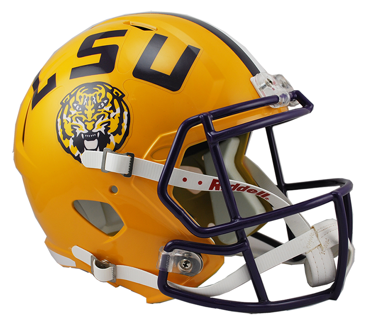 LSU Tigers Replica Full Size Speed Helmet — Game Day Treasures