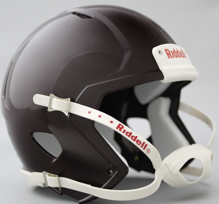 Blank Riddell Mini Speed Helmet Shell - Maroon
