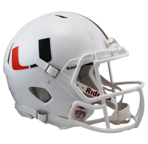 Miami Hurricanes Authentic Full Size Speed Helmet