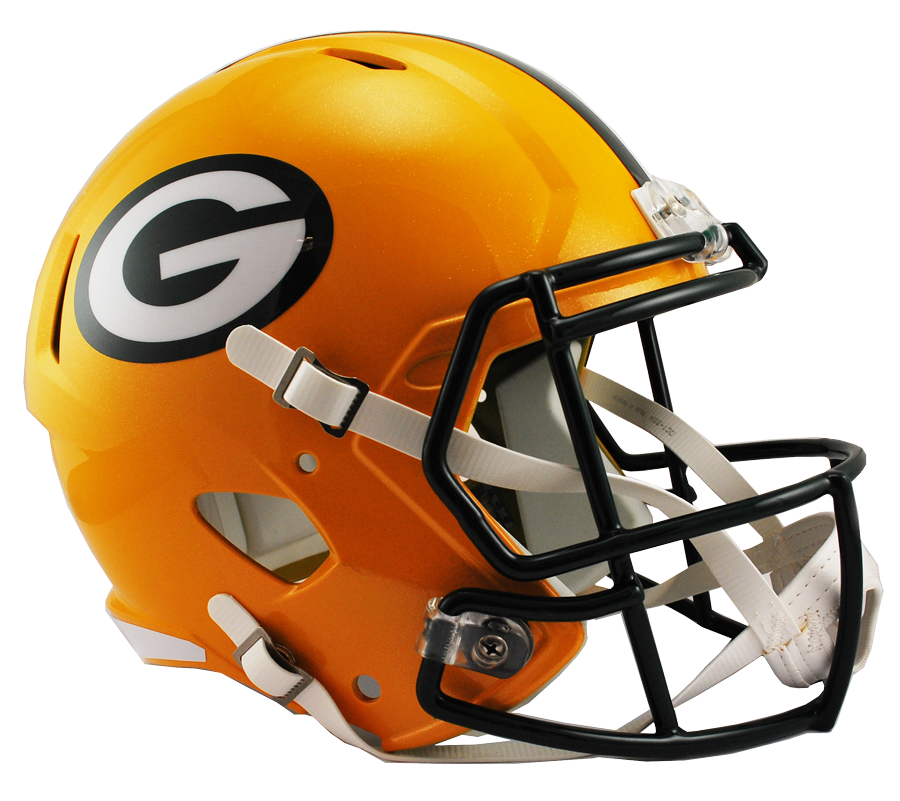 Green Bay Packers Riddell Speed Replica Helmet - Flash – Green Gridiron,  Inc.