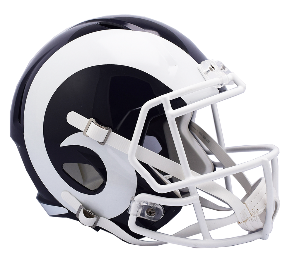 Los Angeles Rams Replica Riddell Speed Full Size Helmet - White Horn ...