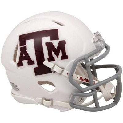 Texas A&M Aggies Riddell Mini Speed Helmet - White