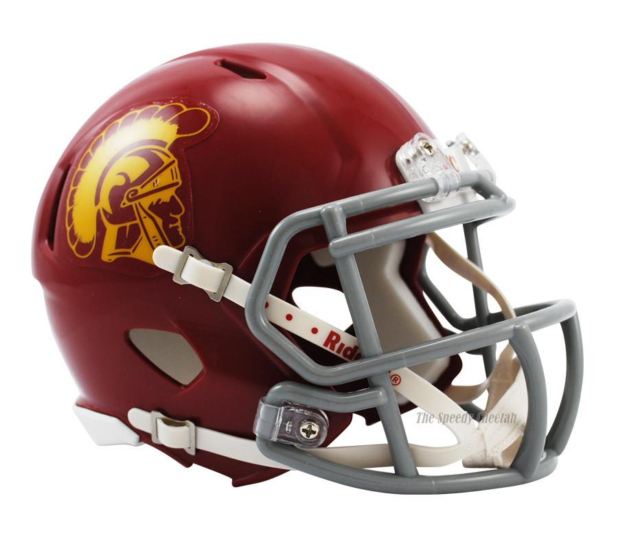 cheetah football helmets USC Trojans Mini Speed